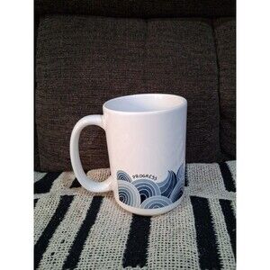 Tall Coffee Mug "Progress Is Not Linear" Orca Crossings